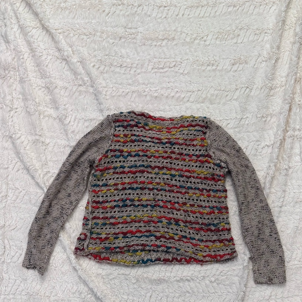 Rainbow Kenzie pieces Knit Women's Sweater - Picture 2 of 2